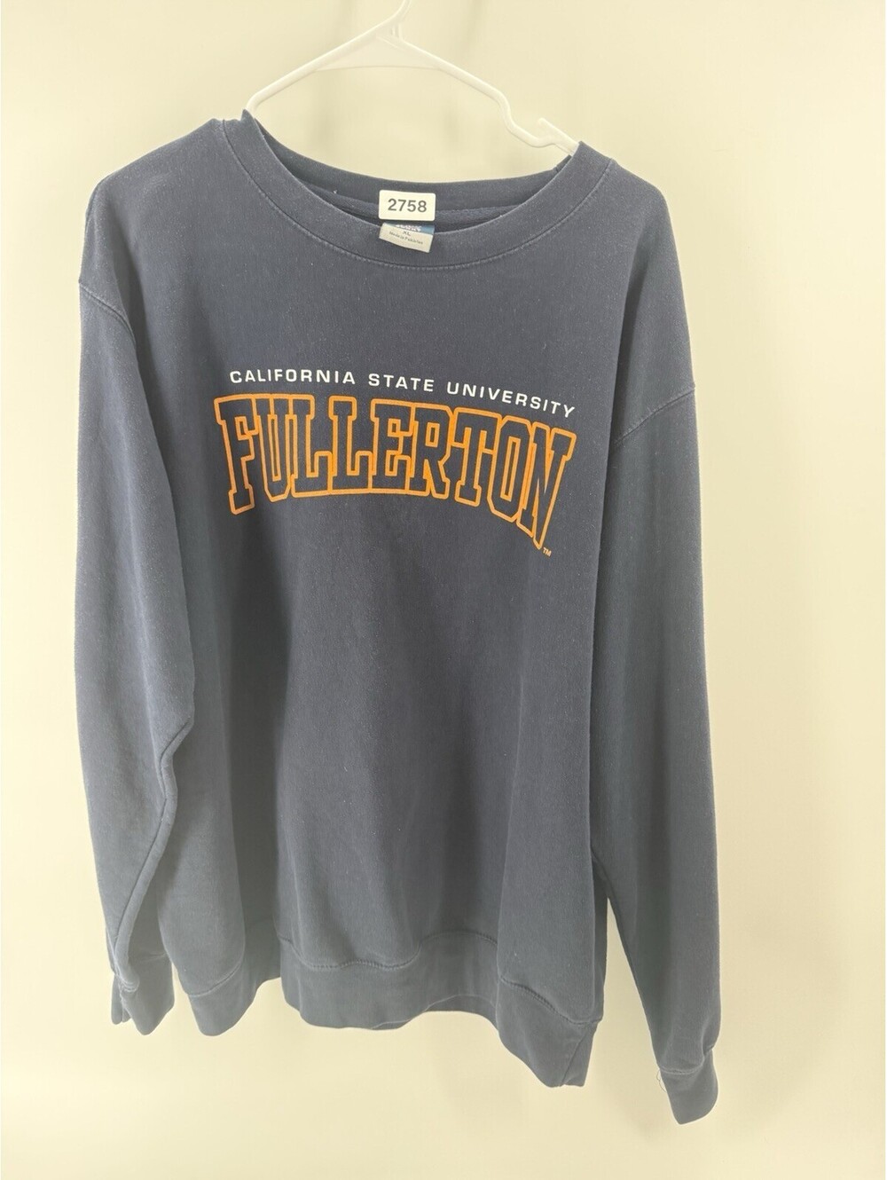 Cal State Fullerton Sweatshirt Men's XL Navy University College Collegiate